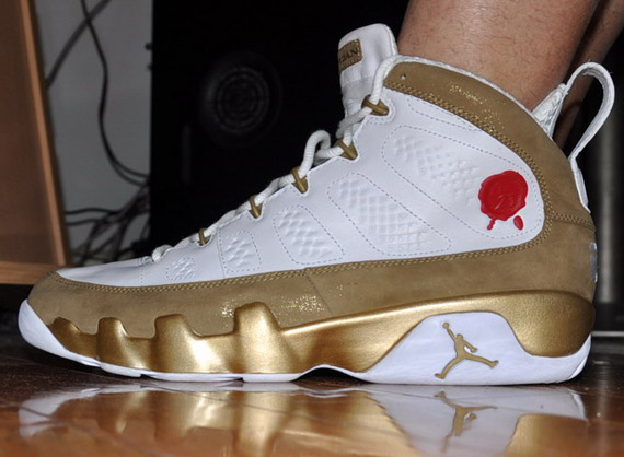 Air Jordan IX (9) Premio Bin 23 – White – Gold | New Images