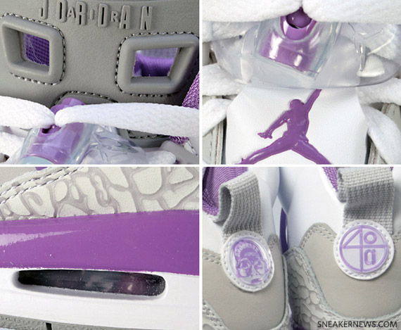 Air Jordan Spiz'ike GS - White - Violet Pop - Grey | Available Early