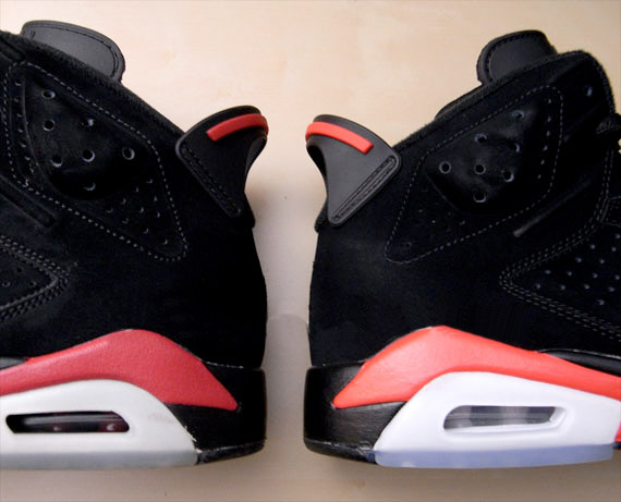 Air Jordan Vi Varsity Red Infrared Comparison 03a