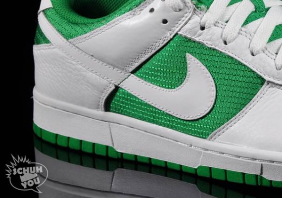 Nike Dunk Low - Lucky Green - White 