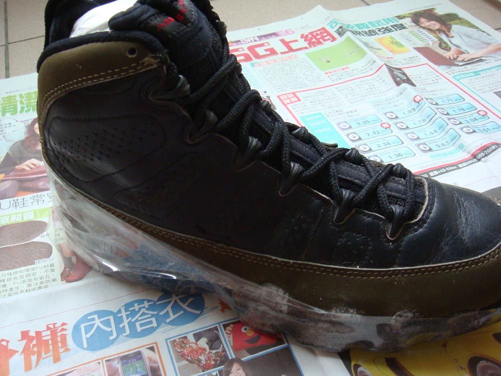 Jordan 9 Olive Dissolved 09