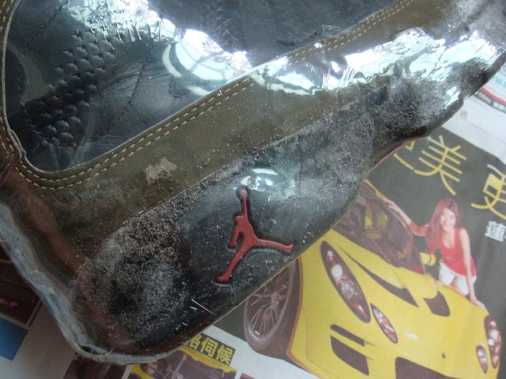 Jordan 9 Olive Dissolved 11