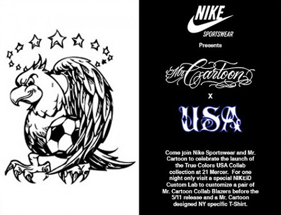 Mister Cartoon Nike Sportswear Usa True Colors