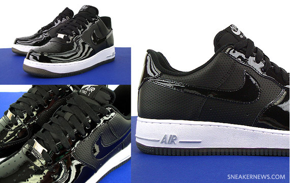 Nike Air Force 1 – Black Patent – Ice | Available on eBay