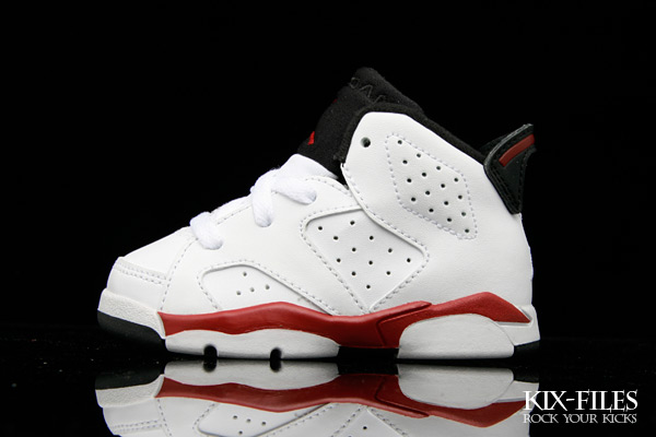 Nike Air Jordan 6 Td White Red