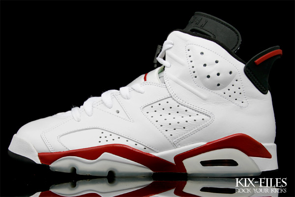 Nike Air Jordan 6 White Red 1