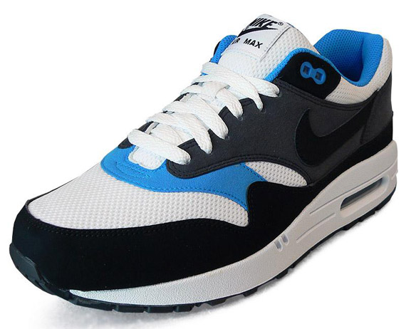 Nike Air Max 1 Black White Blue 1