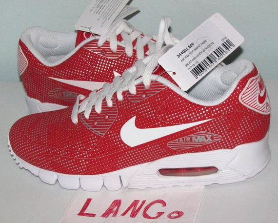 rutina Belicoso profundidad Nike Air Max 90 Current Moire - Red - White - Omega Pack | Sample -  SneakerNews.com