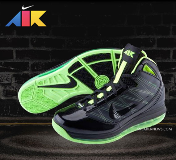 nike air max hyperize air attack black neon