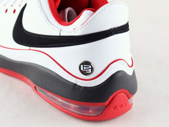 Nike Air Max Lebron 7 Low Gr White Black Red 1 09
