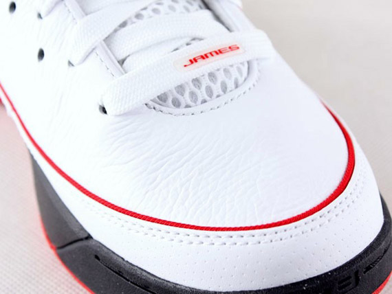 Nike Air Max Lebron 7 Low Gr White Black Red 1 13