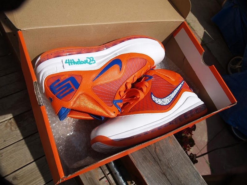 Nike Air Max Lebron 7 Pe Hardwood Orange 3 03