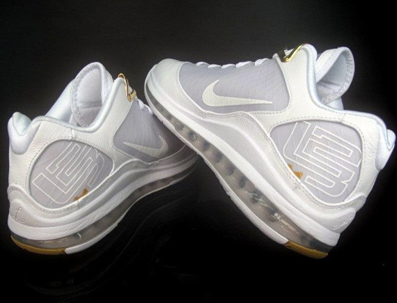 Nike Air Max Lebron Vii Low White Gold 5