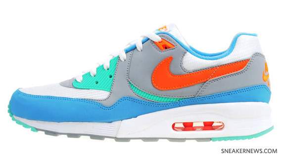 light blue and orange nikes