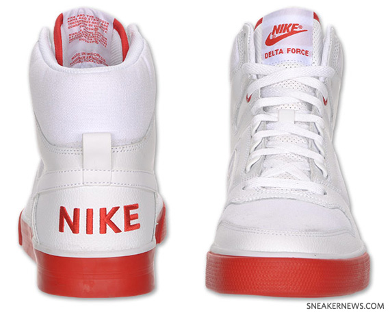 Nike Delta Force AC - White - Sport Red