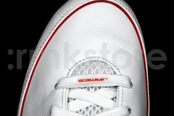 Nike Lebron Vii Low White Red Black 02