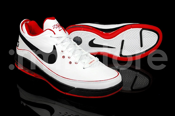 Nike Lebron Vii Low White Red Black 04