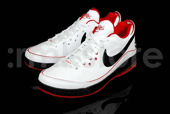 Nike Lebron Vii Low White Red Black 05