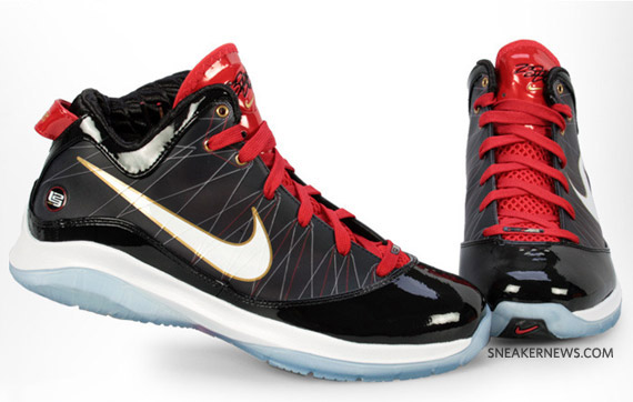 Nike Lebron Vii Ps Black Red 1