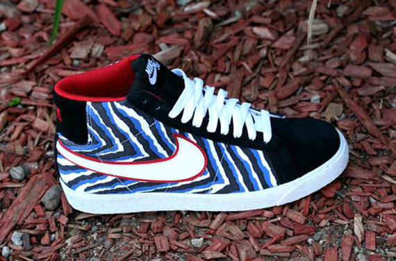 Nike Sb Blazer Premium Blue Zebra 01