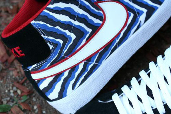 Nike SB Blazer Premium - Blue Zebra | Available