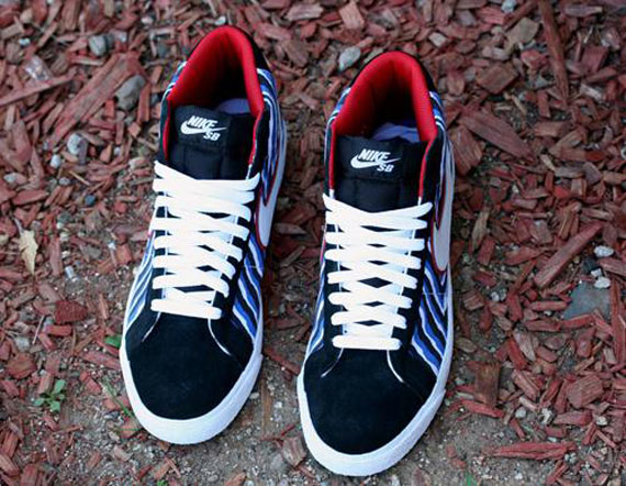 Nike Sb Blazer Premium Blue Zebra 03