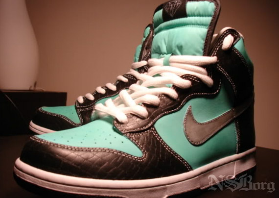 Nike Sb Dunk High Tiffany Customs 3