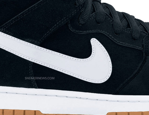 Nike SB Dunk Mid Pro - Black - White - Gum - Holiday 2010 | First Look