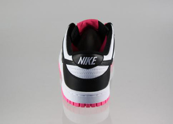 Nike Wmns Dunk Low Black White Pink 01