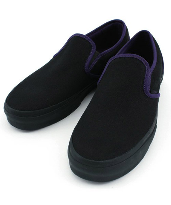 Vans Black Purple Slipon 01