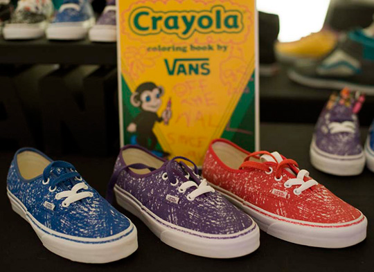 crayon color vans