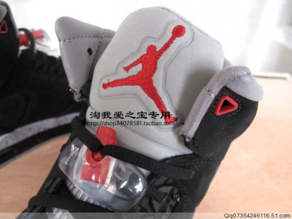 Jordan Rare Air – Black – Red – Cement Grey - Detailed Images