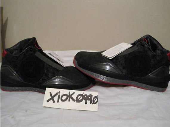 Air Jordan 2010 Black Red Windowless Sample Available 2