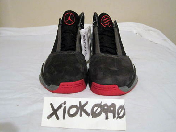 Air Jordan 2010 Black Red Windowless Sample Available 3