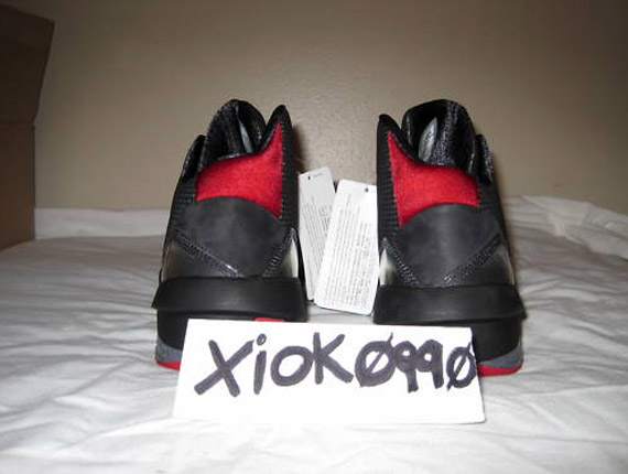 Air Jordan 2010 Black Red Windowless Sample Available 4