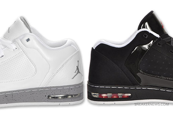 Jordan Classic Low – Black – Red + White – Cement