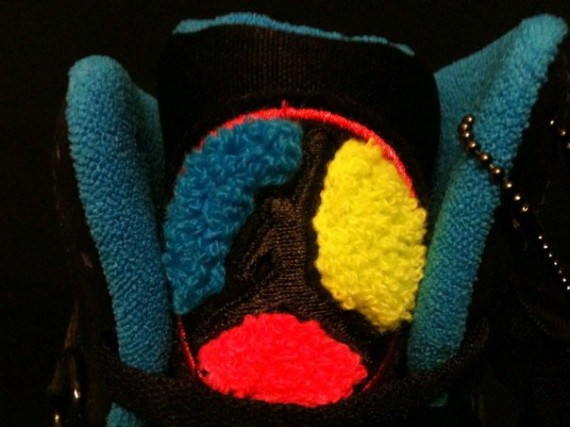 Black and rainbow store jordans