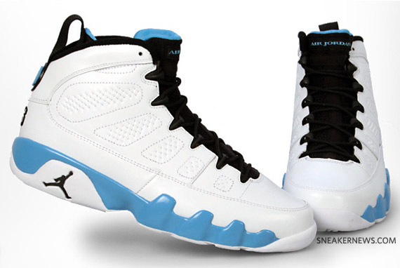 blue & white 9s