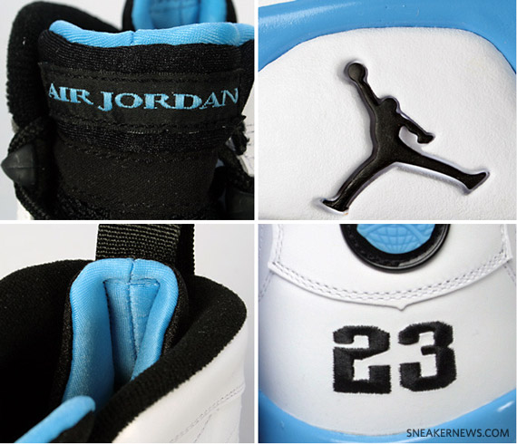 Air Jordan IX 9 Retro White Black University Blue Available on eBay SneakerNews