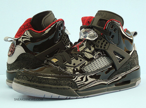 Air Jordan Spizike Black Patent 2
