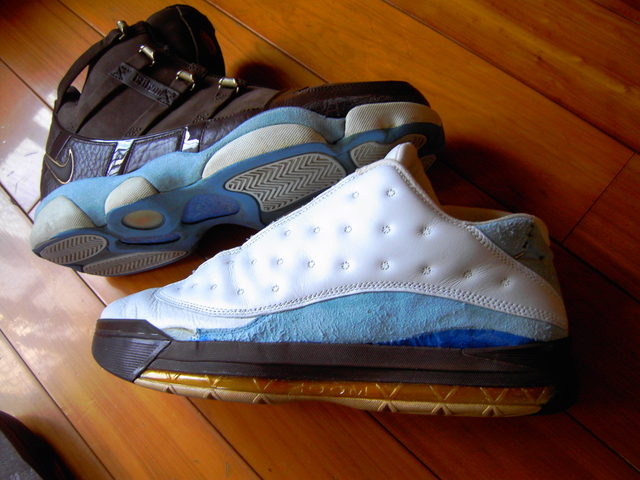 Air Jordan Xiii Lebron Iii Soleswap 12