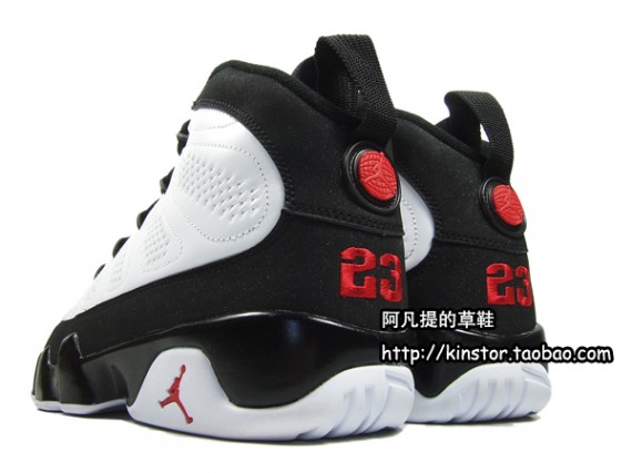 Air Jordan IX (9) Retro - White - True Red - Black | New Images