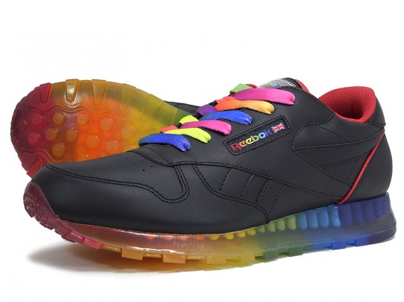 Reebok Women's CL Leather Clear - Rainbow Pack