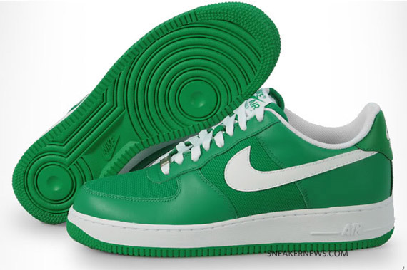 nike air force 1 lucky green