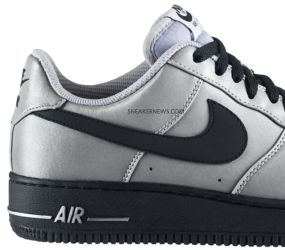 Nike Air Force 1 Low Premium QS – Metallic Silver – Black | July 2010