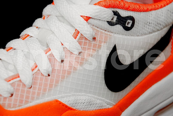 Nike Air Maxim 1+ ND - White - Black - Total Orange | Available on eBay