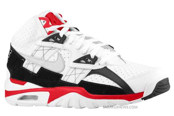 Nike Air Trainer Sc White Red Grey 2