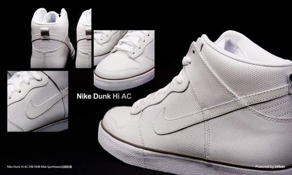 Nike Dunk High Ac White Perforated Pack