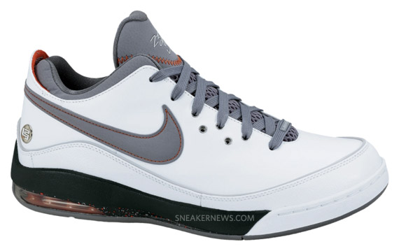 Nike Lebron Vii Low White Grey Orange 1