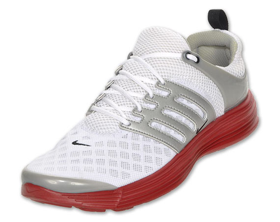 nike free lunar blue paint White Red 01